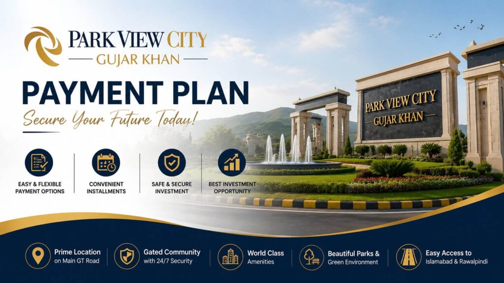 Park View City Gujar Khan Payment Plan