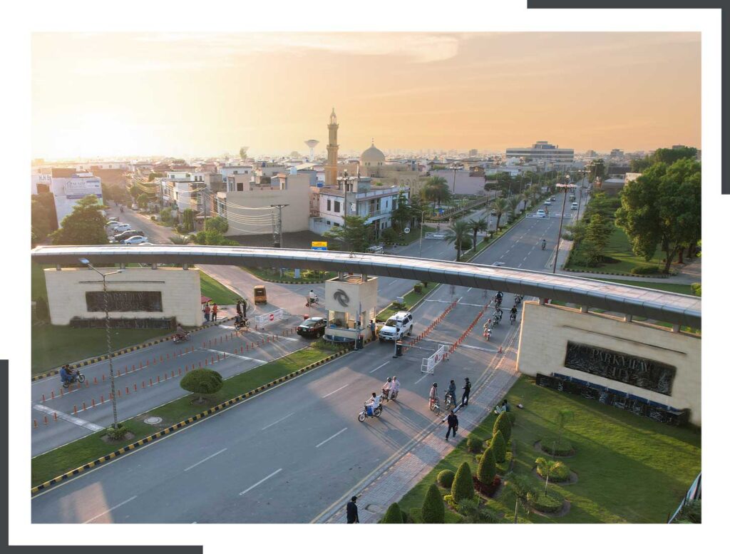 park view city gujar khan location